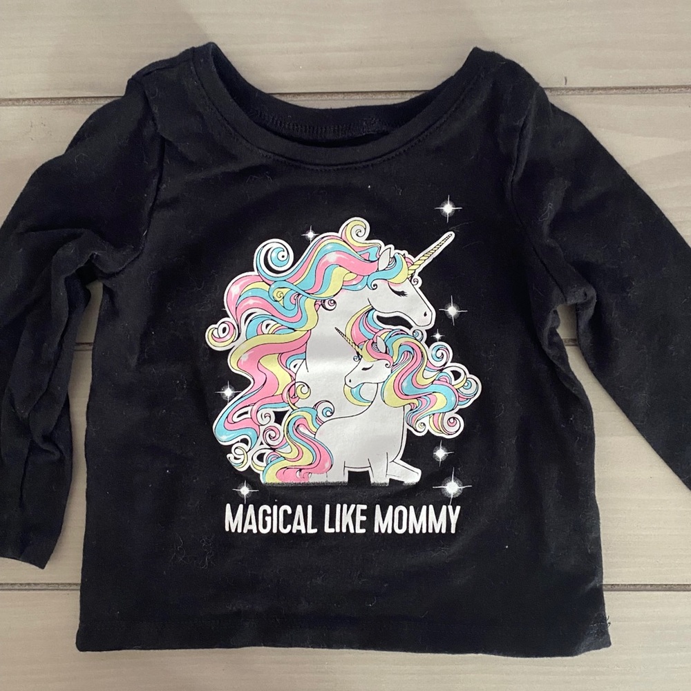 The Children’s Place - long sleeve unicorn shirt